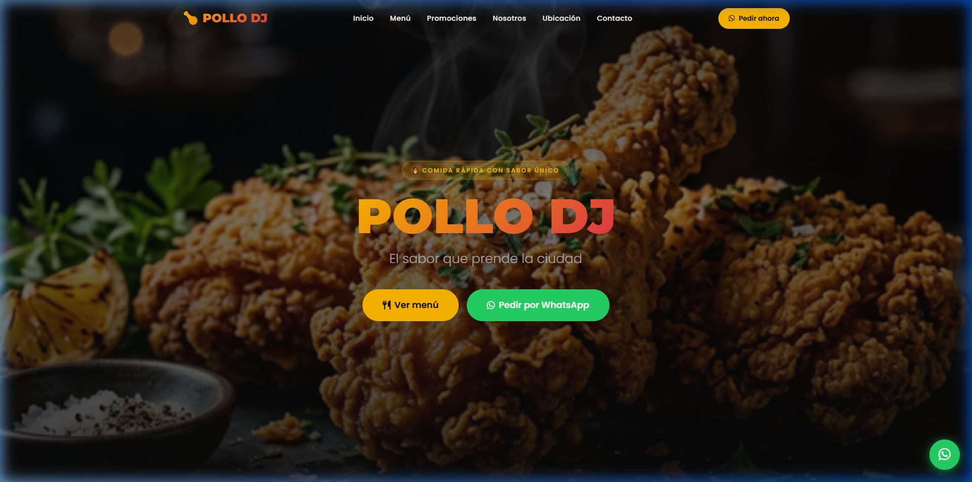 Proyecto web para Pollo DJ