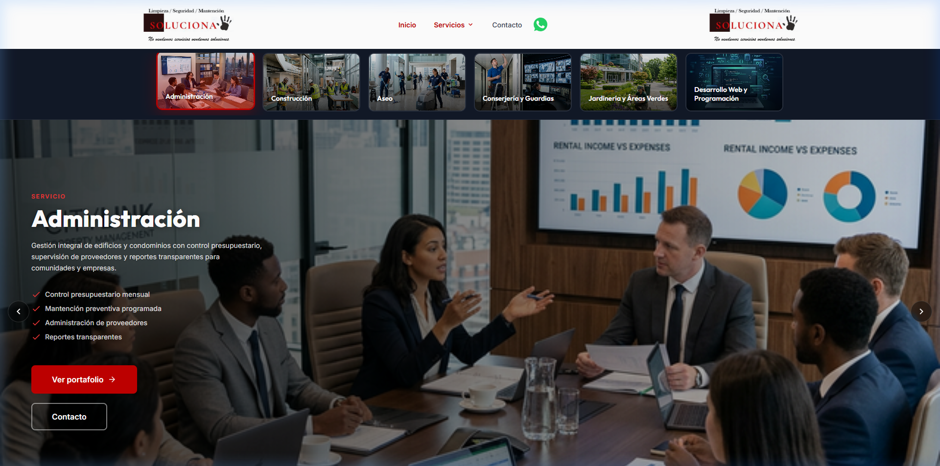 Proyecto web para Soluciona SPA